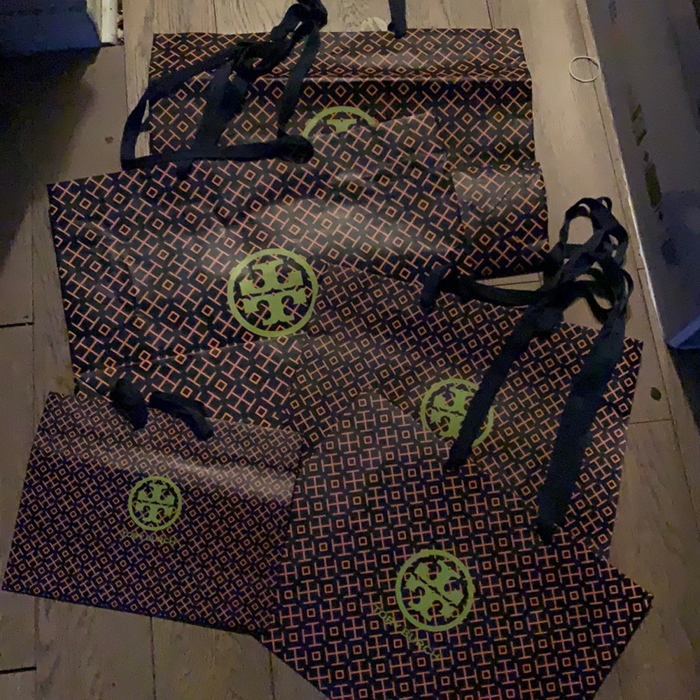 Tory Burch paper shopping bags $15 each
